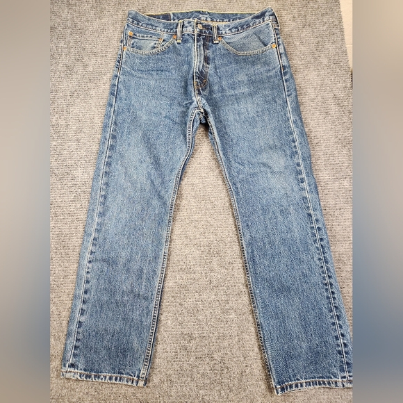 Levi's Other - Levi’s 505 Regular Fit Jeans Blue Medium Wash Straight Mens Size 34x30(29)